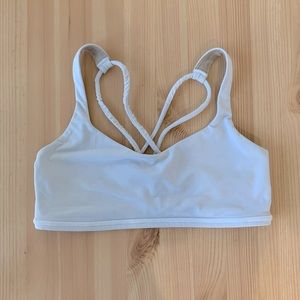 Lululemon White Bra - Size 4